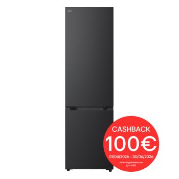 Foto frontale frigorifero combinato LG GBBS726BEV con cashback